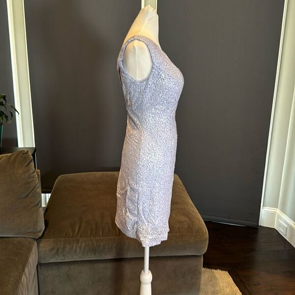 Women’s Lavender Sequined One Shoulder Short Prom Party Homecoming Dress Size 2 - Picture 4 of 13